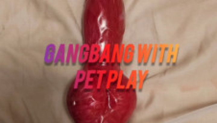 Step-Mommy Gangbang with Pet Facial EXCLUSIVE