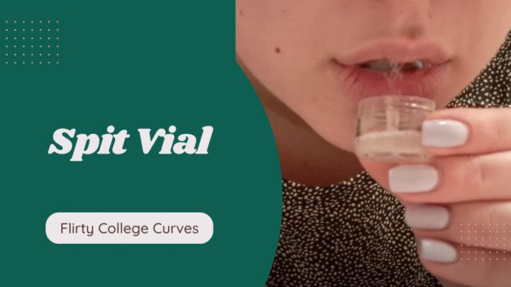 Collecting a Spit Vial