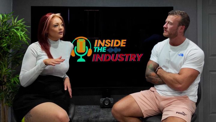 Podcast Turns into Filthy Fuck for Big Titted Redhead Guest