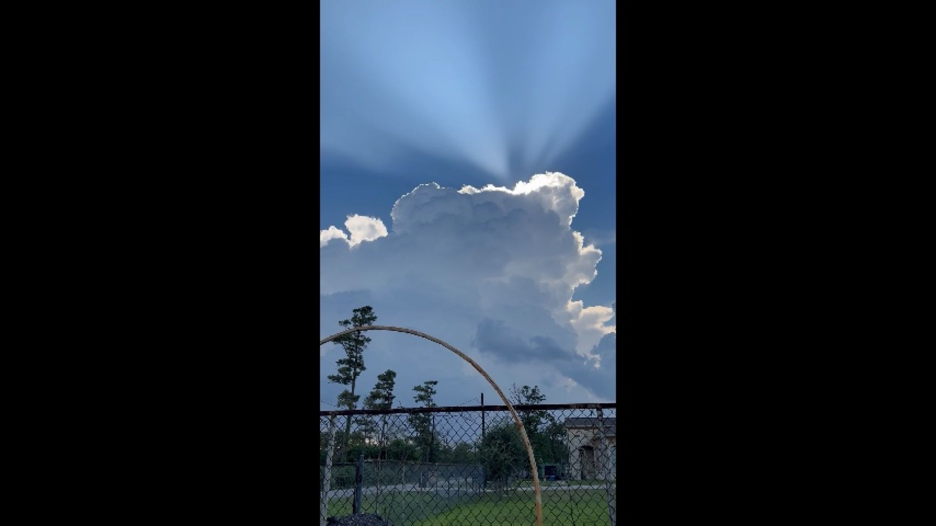 Sun is dancing with the Clouds