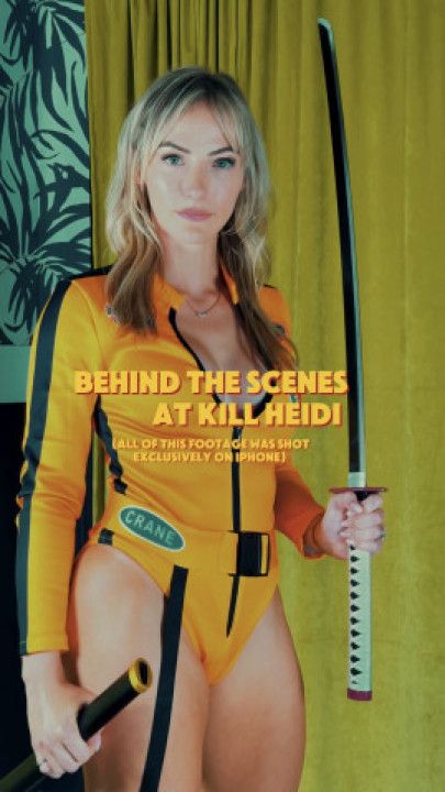 Heidi vs The Crazy 88 | Behind The Scenes | Shot on iPhone