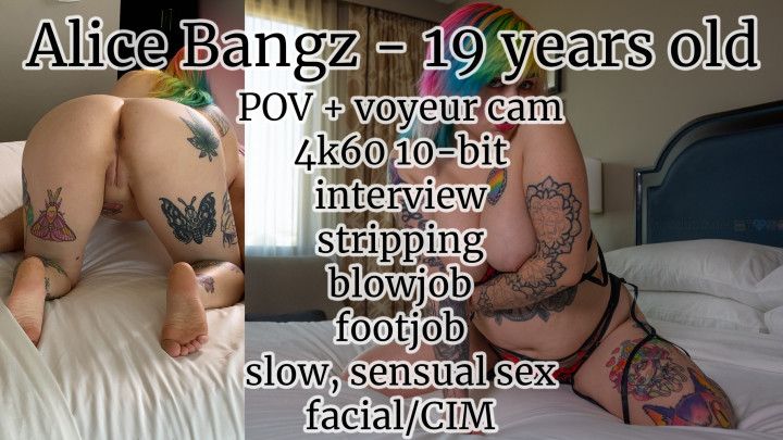 Alice Bangz - full first video - two cams