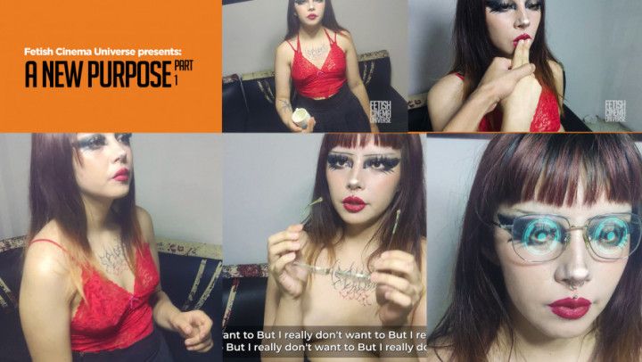 Sultry Goth Fembot Gets Frozen and Controlled by Technician