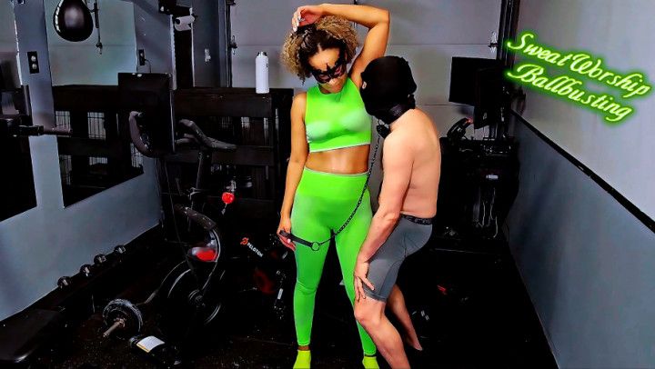 Peloton Domination: Sweaty Workout, &amp; Ballbusting