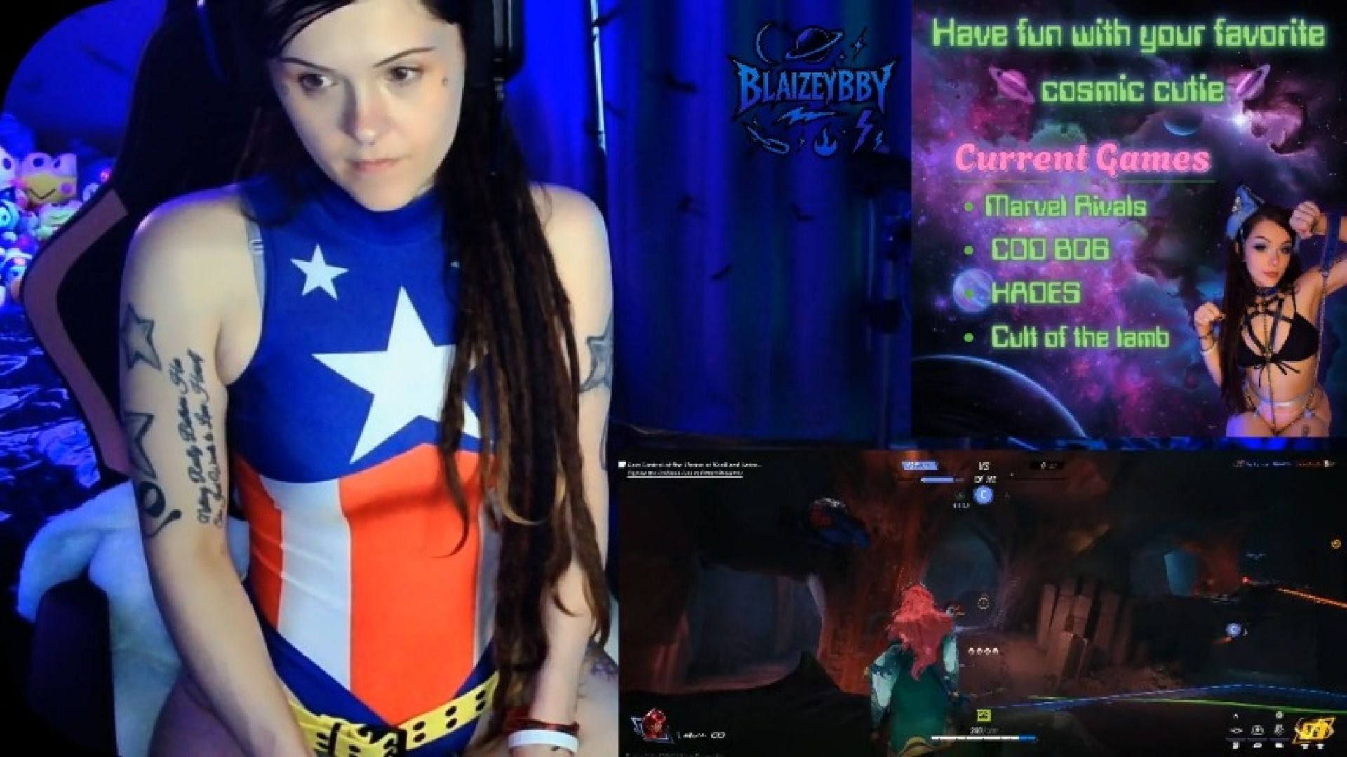 BlaizeyBBy Plays Marvel Rivals in Full Captain America Mode
