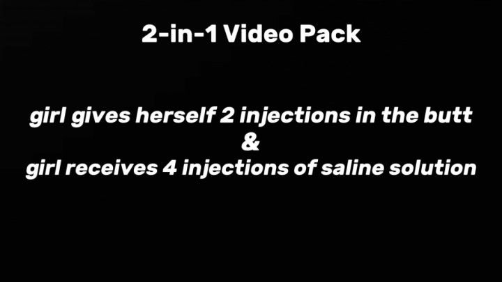 BUTT INJECTIONS MEDICAL FETISH | 2-in-1 Special Combo
