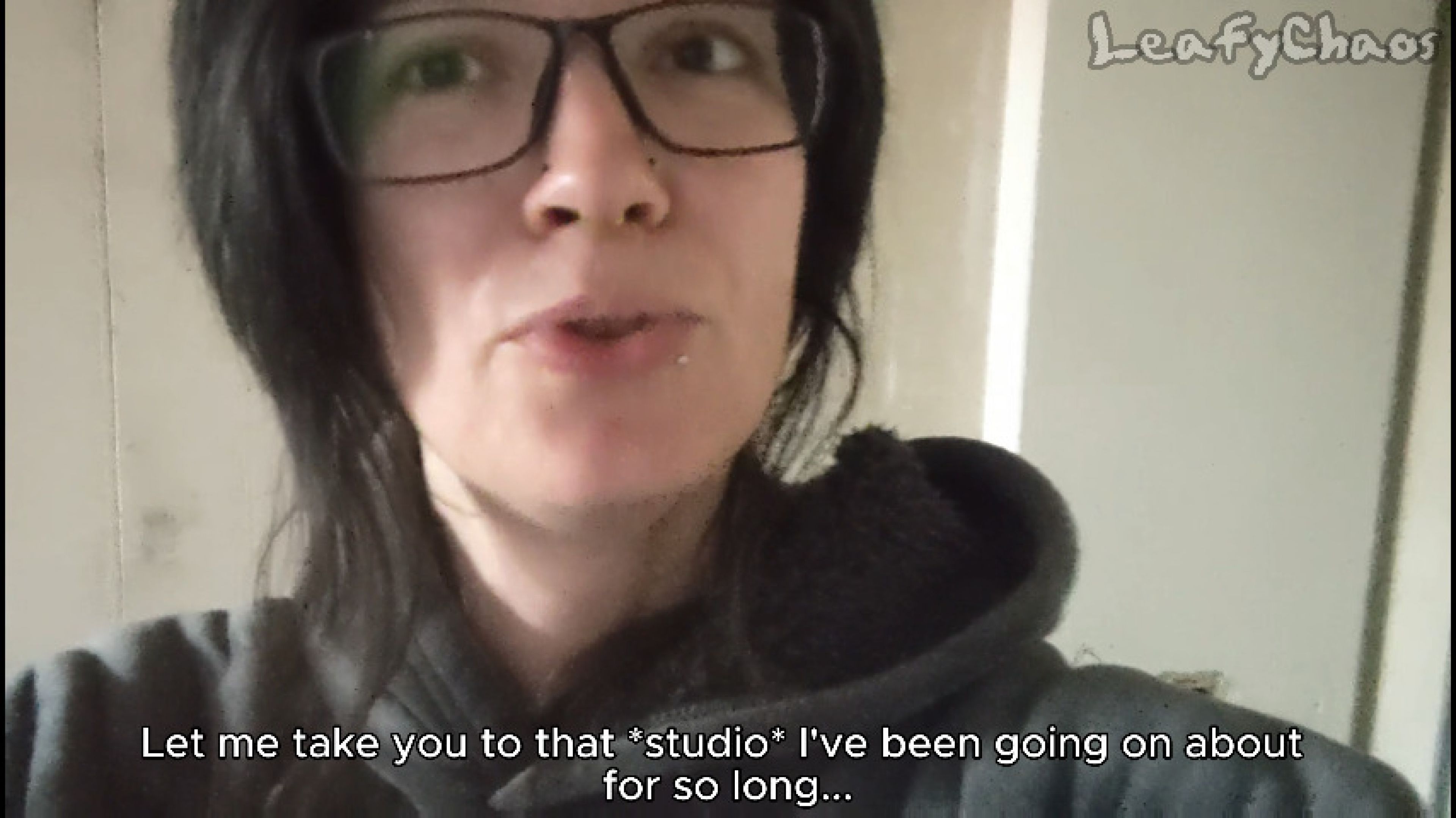 LeafyChaos Dirty Studio Tour with subtitles