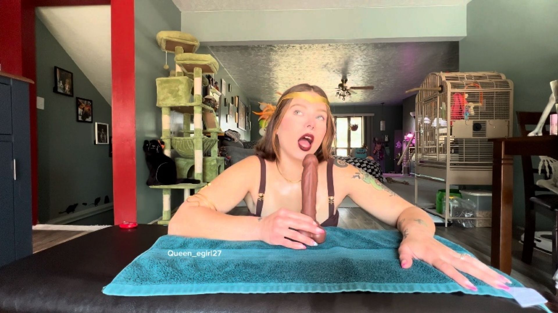 From dusk till dawn cosplay with dildo ride