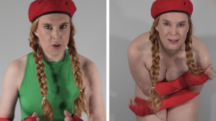 Cammy The Embarrassed Naked Street Fighter 1080 NON 4k ver