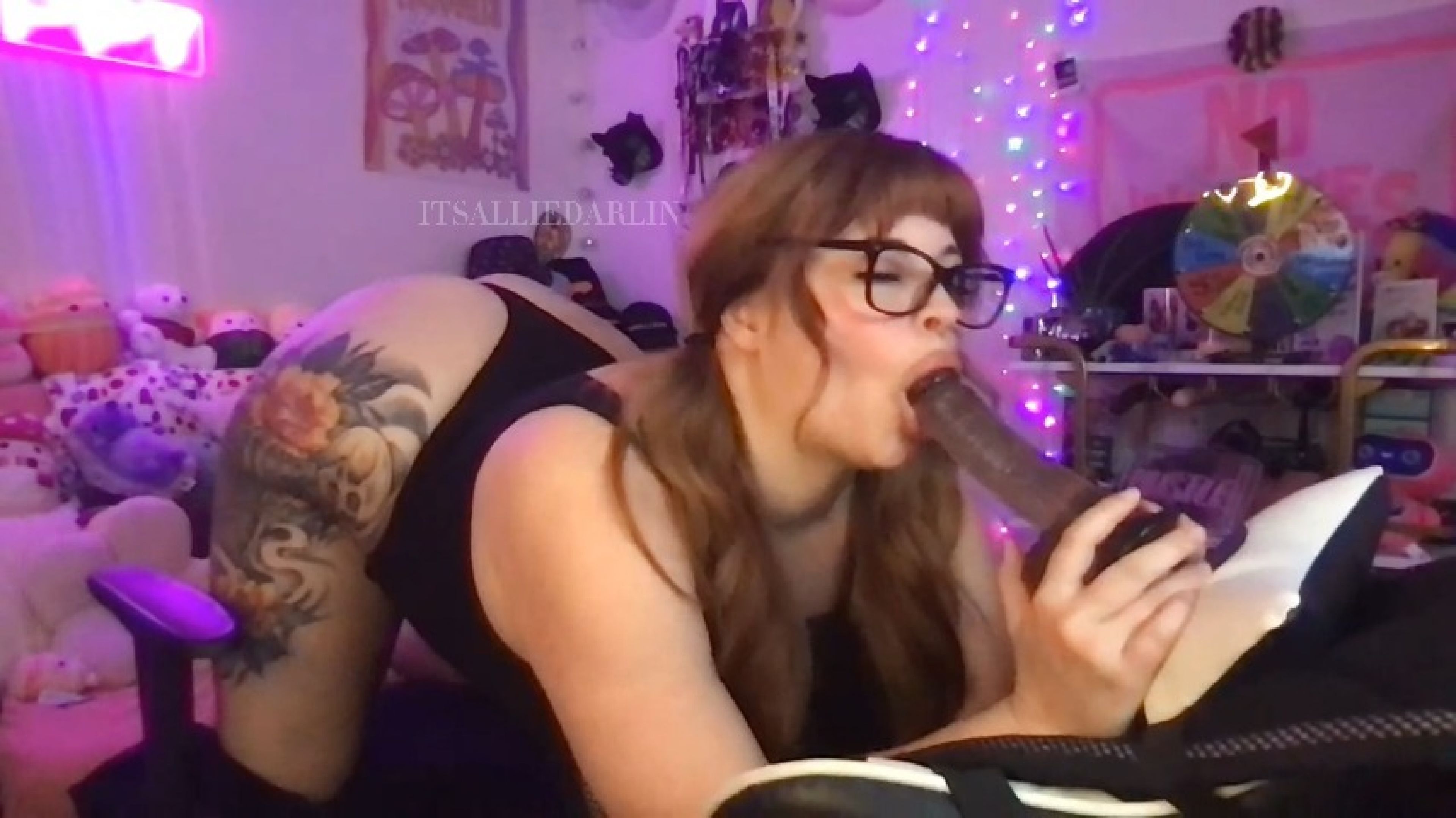 Bent Over While I Imagine Sucking Your Dick