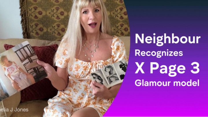 Ex Page 3 Girl Superfan Neighbour Cums To Visit