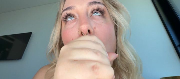 MY POV WITH HORNY AND FAT ASS ALICE BLUSH