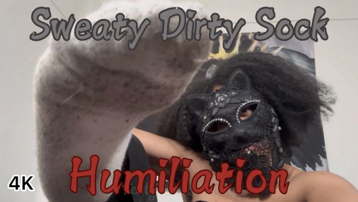 Post Workout Sweaty Dirty Sock Humiliation: Foot Femdom 4K