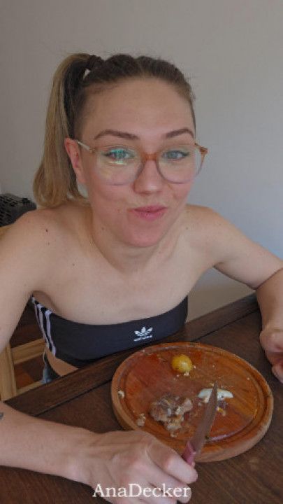 Lunch and Burpings - Open mouth