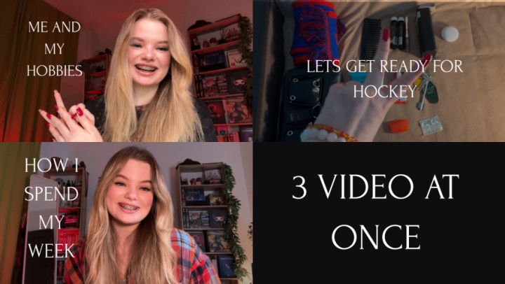 Get Ready For Hockey &amp; MY HOBBYS &amp; HOW I SPEND MY WEEK