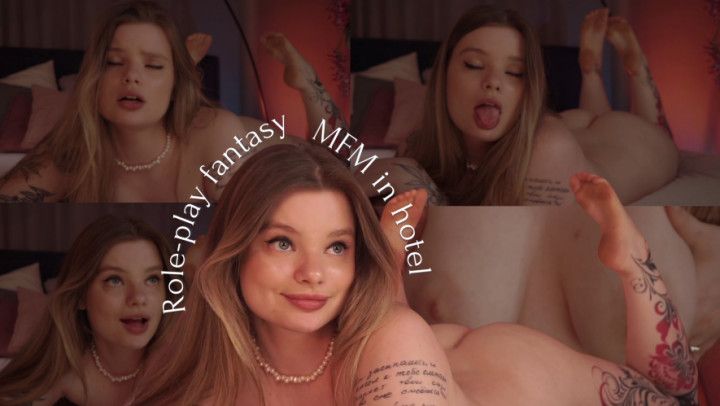 THREESOME MFM / BGB &amp; JOI FANTASY: INTENSE DOUBLE PLEASURE