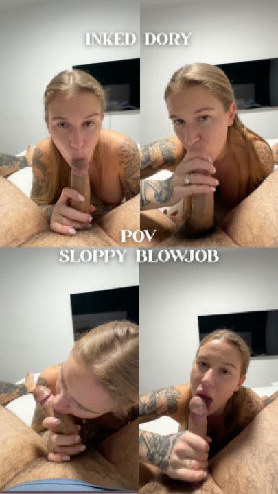 POV Sloppy Blowjob