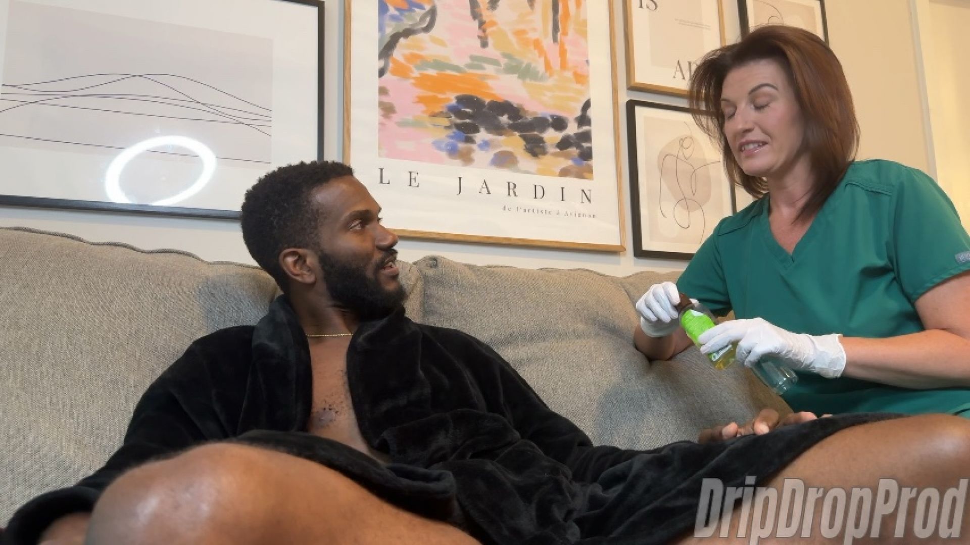 Nipple Licking Handjob with Matt Bishop