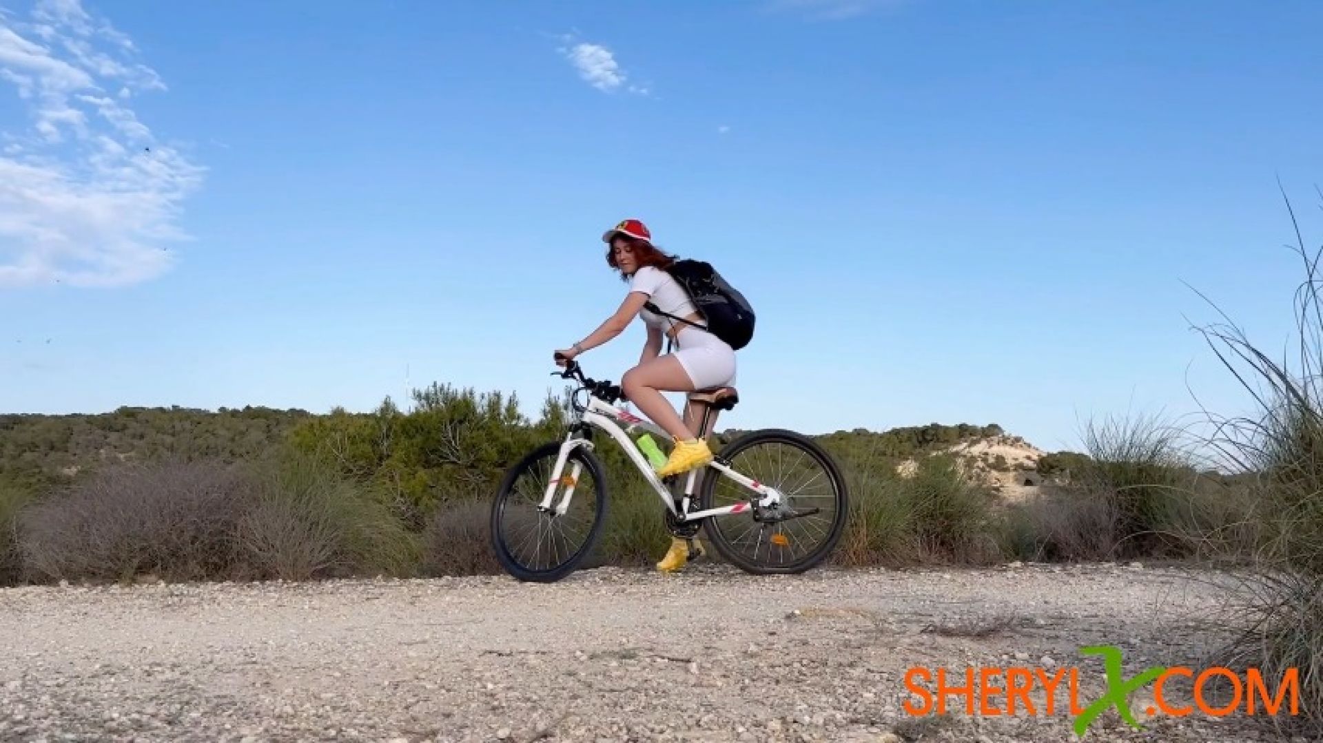 Beautiful Day For Ride a Bike! Free Teasing Video