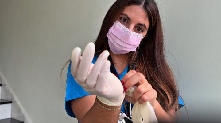 Mean Nurse Gloved Punishment Exam