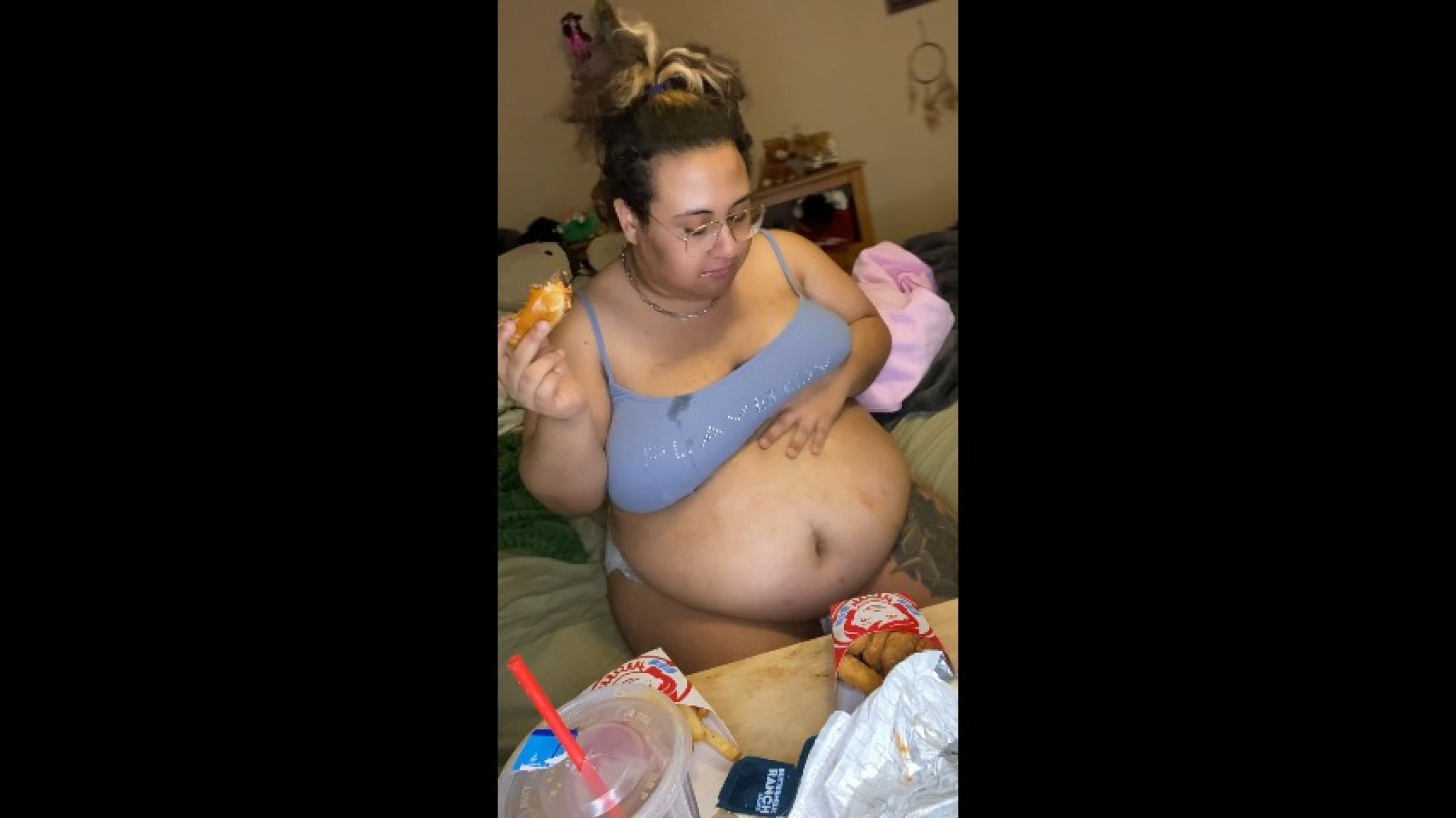 Wendy's Stuffing Mukbang