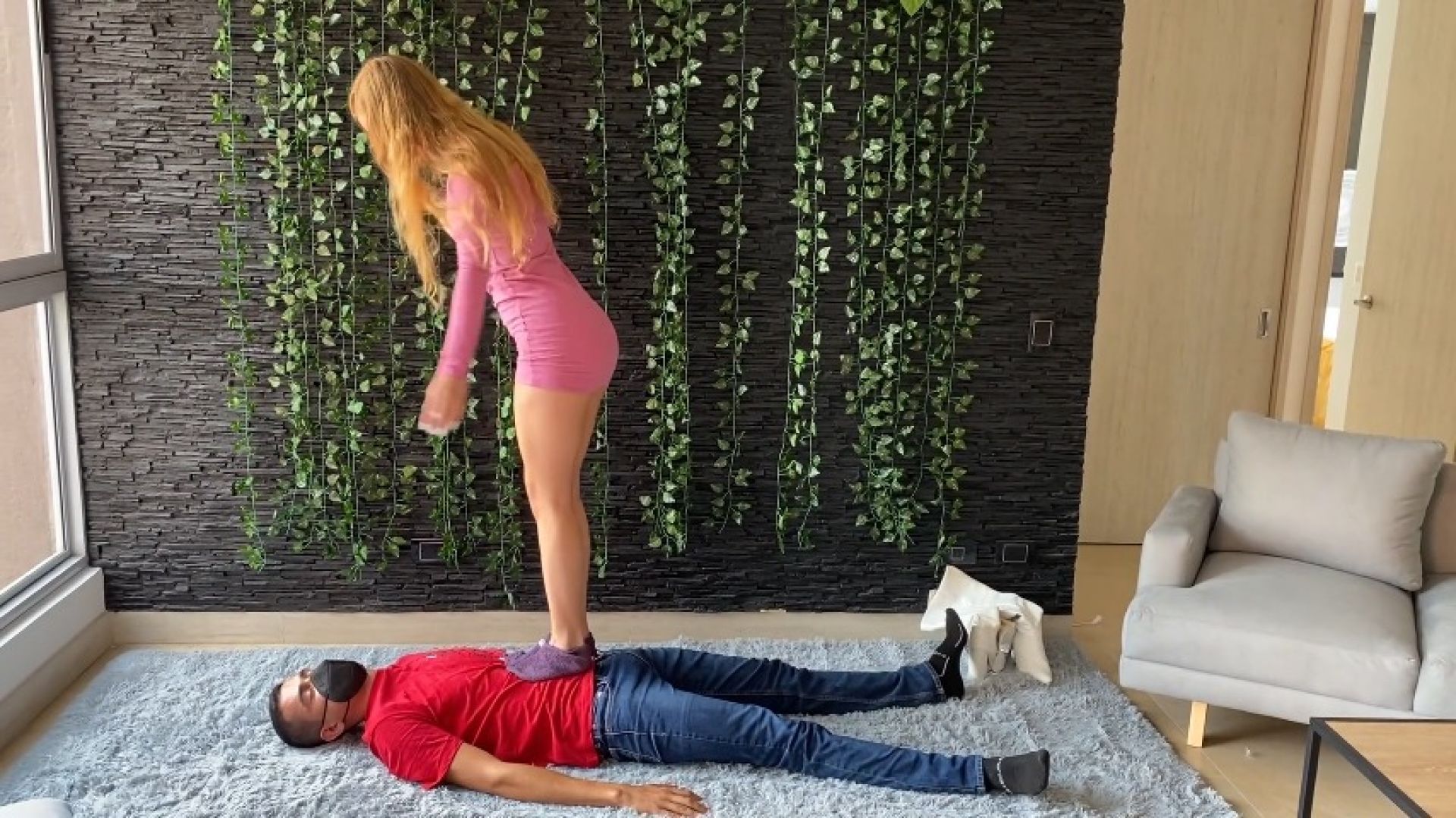 Valentina First Time Trampling