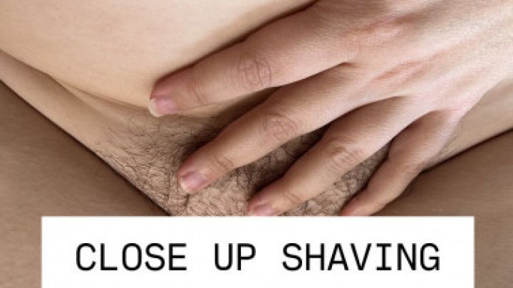 Shaving &amp;. Trimming Closeup - MILF