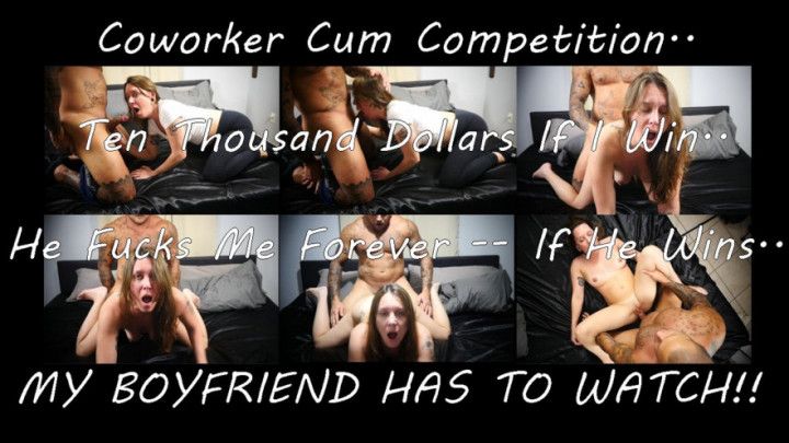 Betting my coworker $10k that I can make him cum first