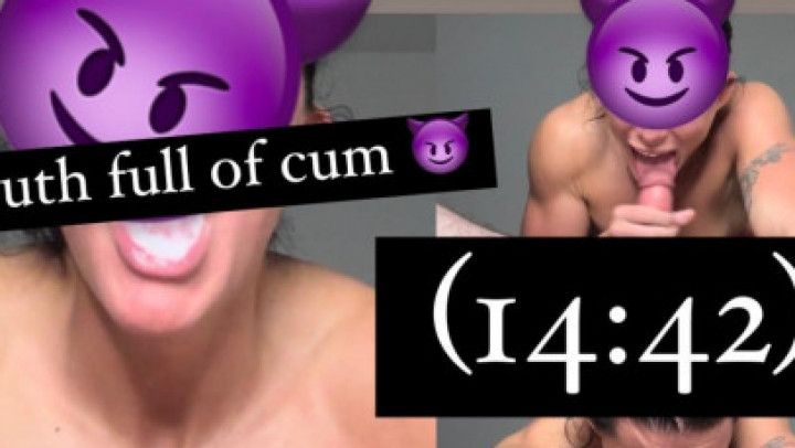 Cum Swallow Face Fuck, 69, Orgasm, Blow Job, Spit