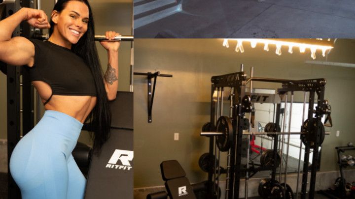 From Blah to Beautiful Home Gym Build