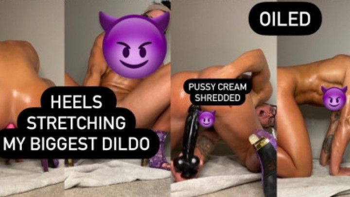 Balls Deep Anal Training: Dildo Gaping