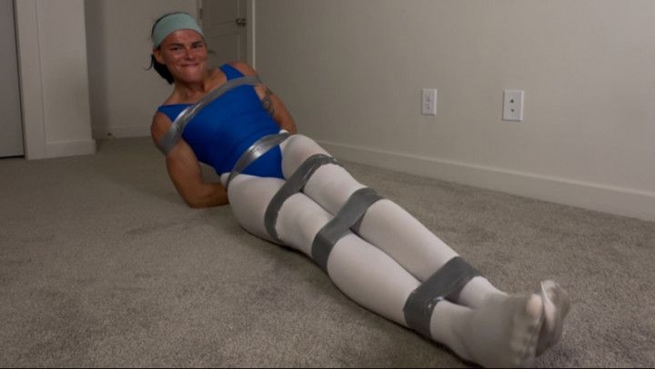 Angry Lexa Misses Her Date: Duct Tape Predicament Bondage