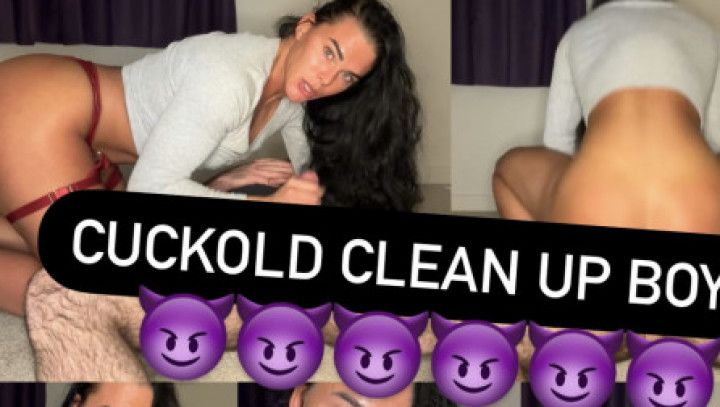 Cuckold Bitch Boy Watching Us Fuck! CEI, SPH, POV, Chastity