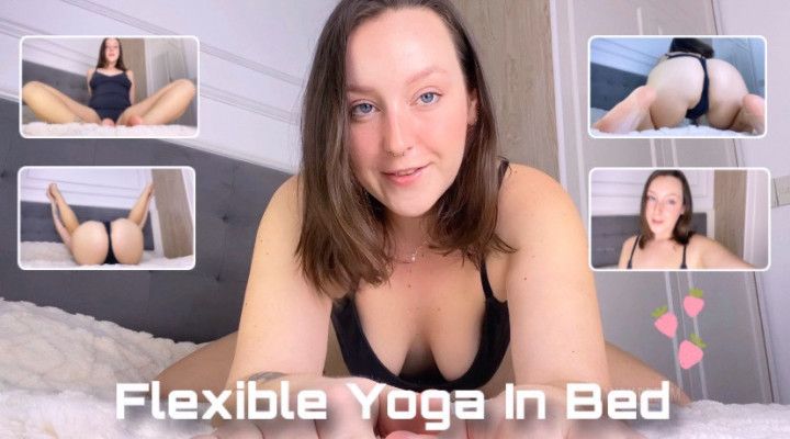 Flexible Yoga In Bed