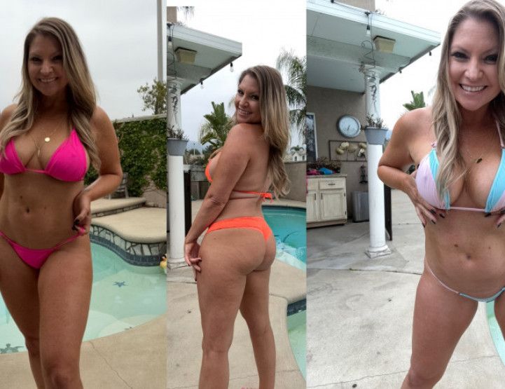 SFW Bikini try on