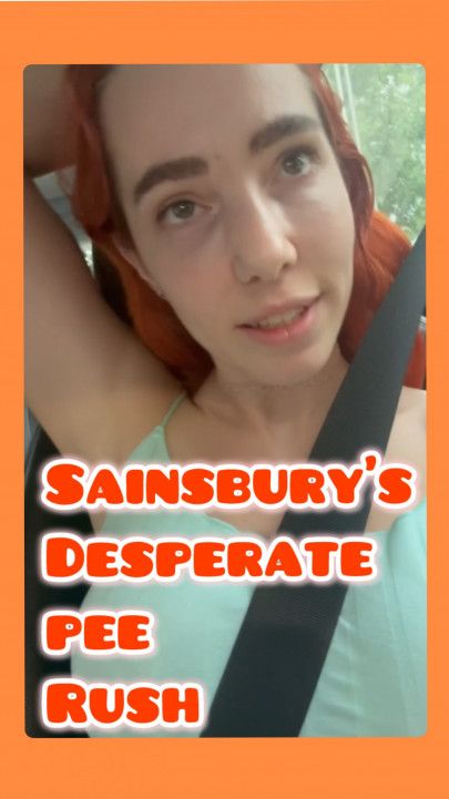 Desperate Rush to Sainsburys Toilet for Pee