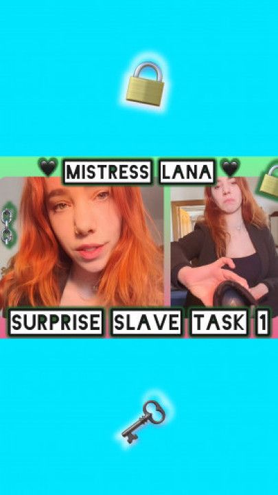 Submissive Slave Task 1 - Mistress Lana Femdom 4 Submissive