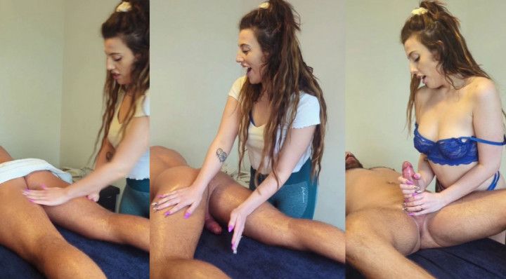 Daisy Wears Sexy Lingerie for This Massage second Angle