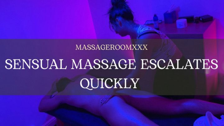 Sensual Massage Escalates Quickly | QueenieGee - MrBritainX