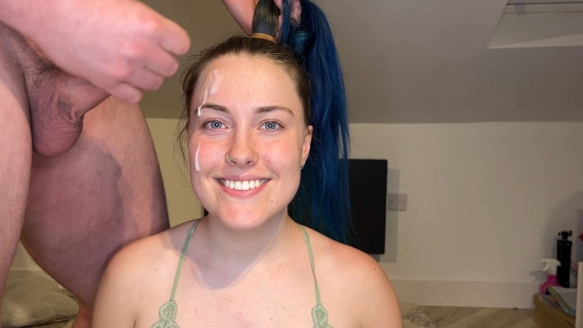 Letting step-Daddy Give Me A Face Mask