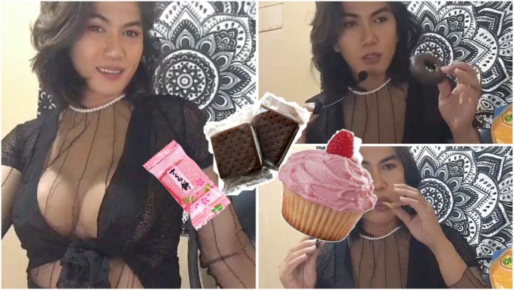 ladyboy with a big appetite