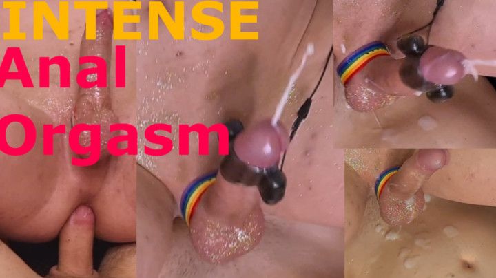 Young Boy `s very submissive Anal Orgasm from BF`s BIG Penis