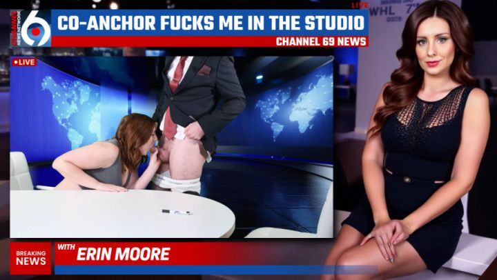 Co-Anchor Fucks me in the Studio