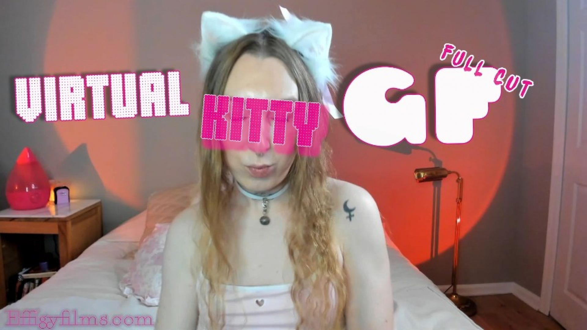 Full CUT Virtual Kitty GF: drooling, gagging, girlfriend