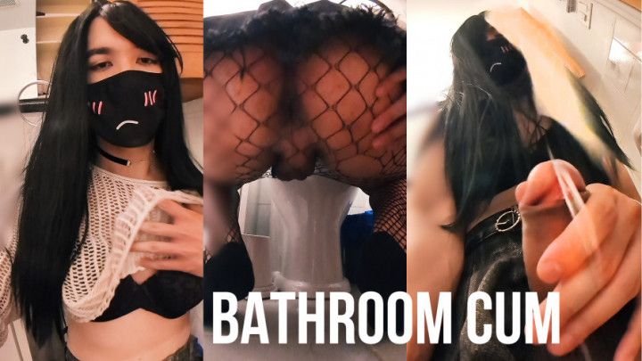 Trap Cums In Bathroom After Night Out