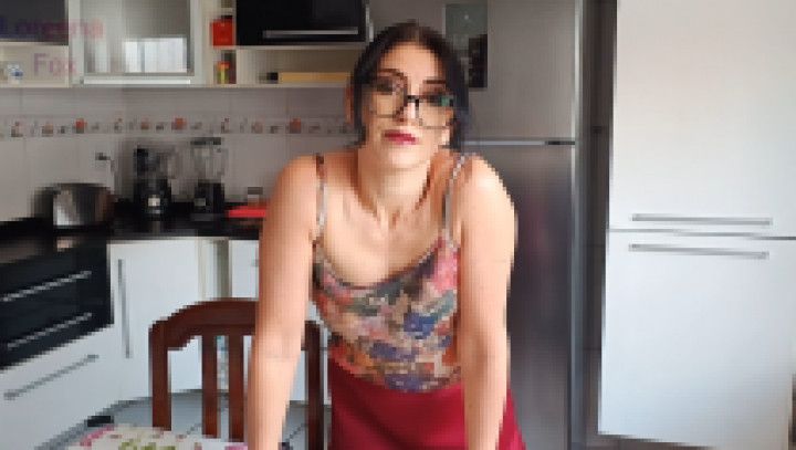 StepMommy's Best Friend makes dinner