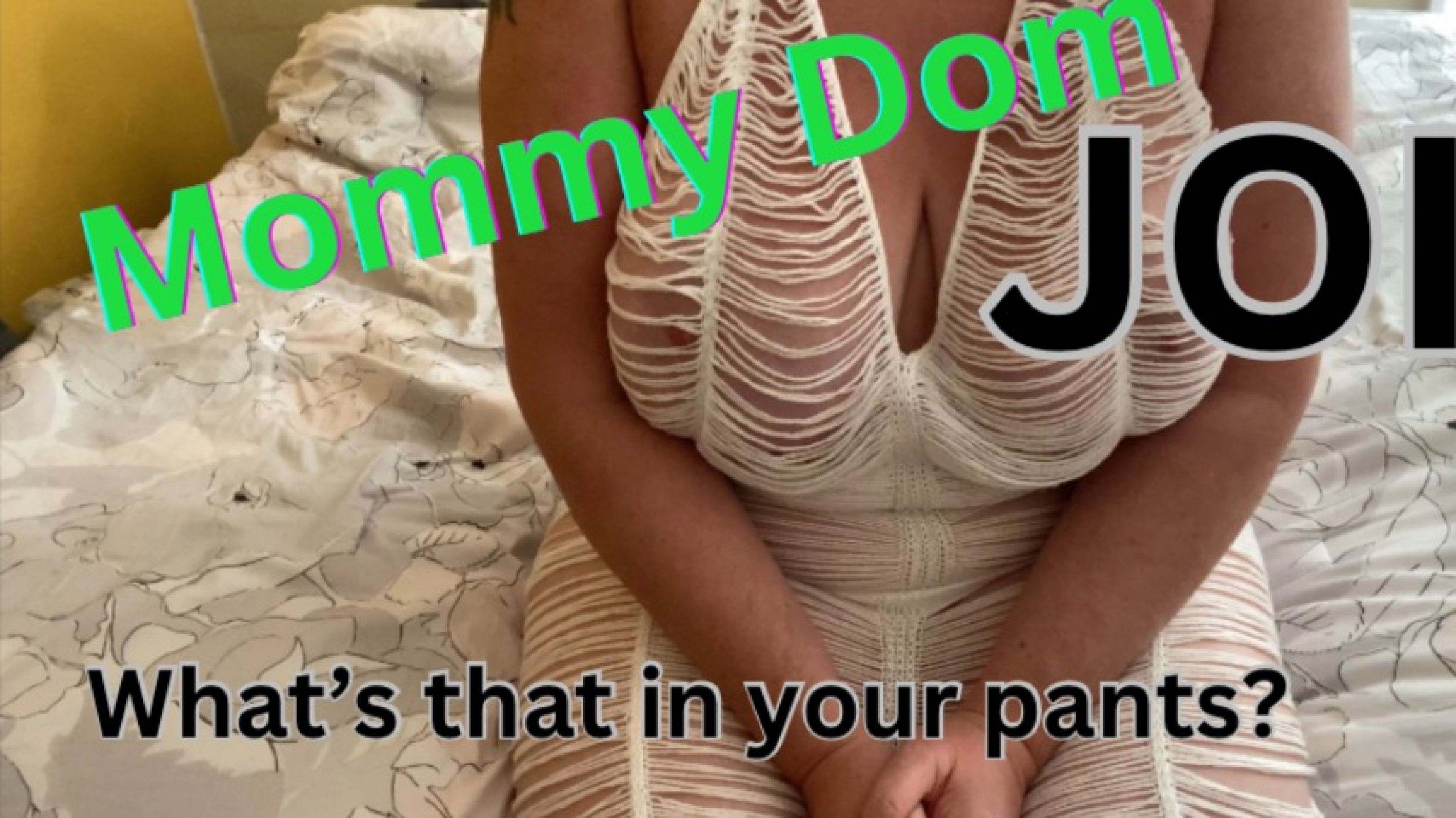 Soft step-Mommy Dom step-Son JOI What's In Your Pants step-Son