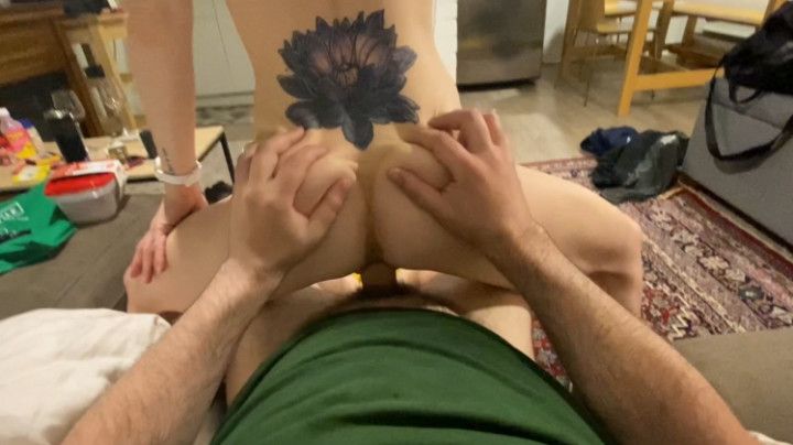 POV - SUCKING AND RIDING YOUR COCK