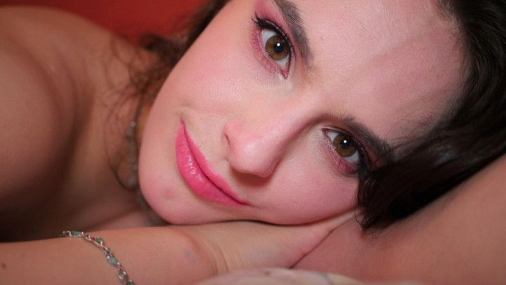 Beautiful face and eye contact
