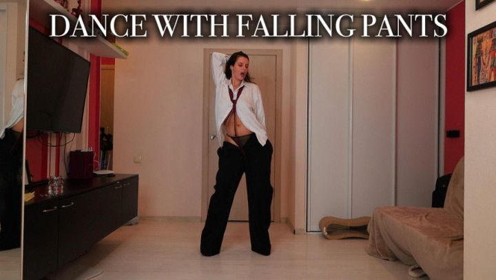 SECRETARY'S DANCE WITH FALLING PANTS